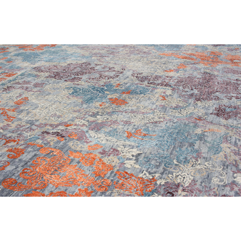 Fanciful Hand Knotted Area Rug