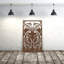 Panneau d'intimité en aluminium découpé au laser Classic Flower - art mural extérieur thermolaqué en métal, paravent de clôture de jardin décoratif-71026357-71026350