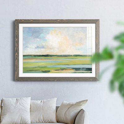 " Pastel Horizon I " Painting Print