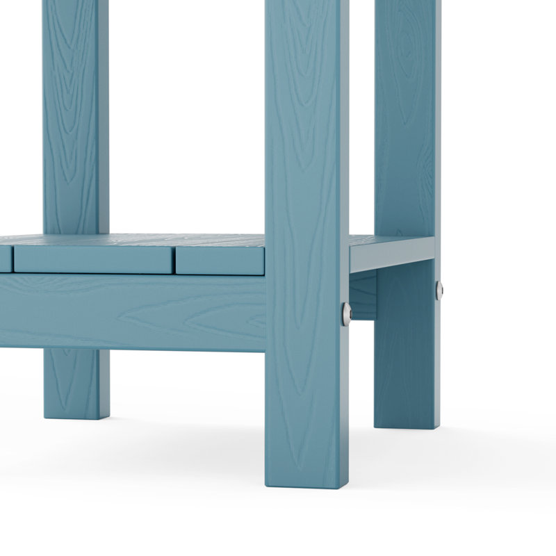 Table d'appoint ronde 18 po Adirondack, Bleu