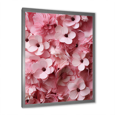 Pink Cherry Orchard Tree In Bloom 3 - Cherry Wall Art