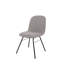 Chaise d'appoint rembourrée gris anthracite Westboro