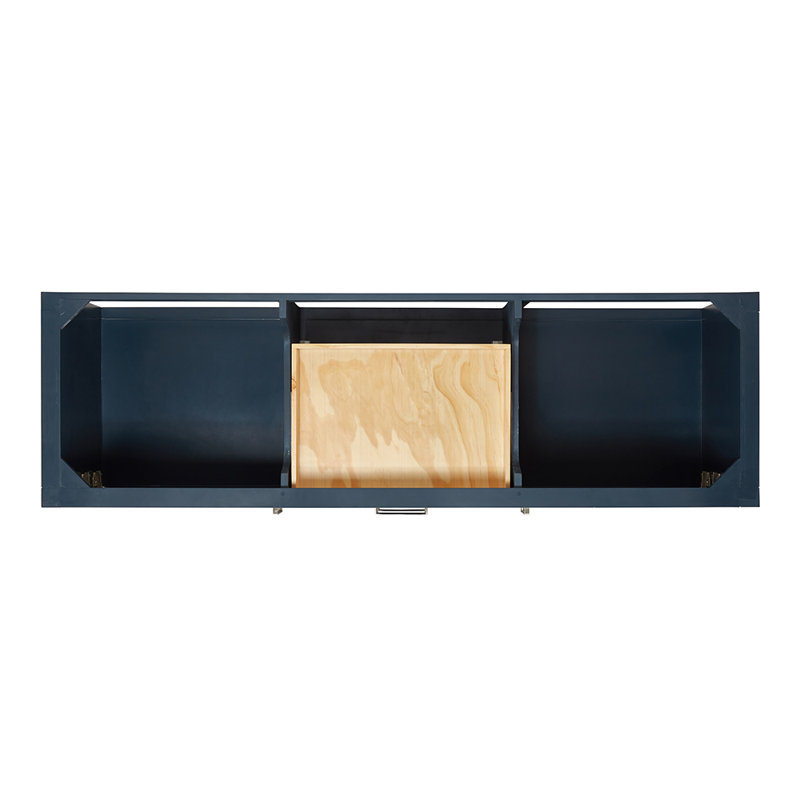 Bayhill 73 in. Double Vanity, Oval, Midnight Blue
