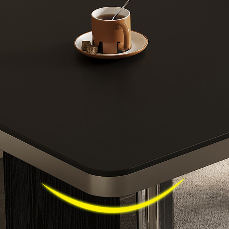 Simple and elegant rectangular dining table, 29.52”H x 55.11”L x 31.49”W