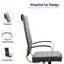 Fauteuil de bureau en cuir Humairaa-1103856413