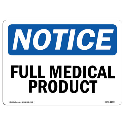 Full Medical Product Sign