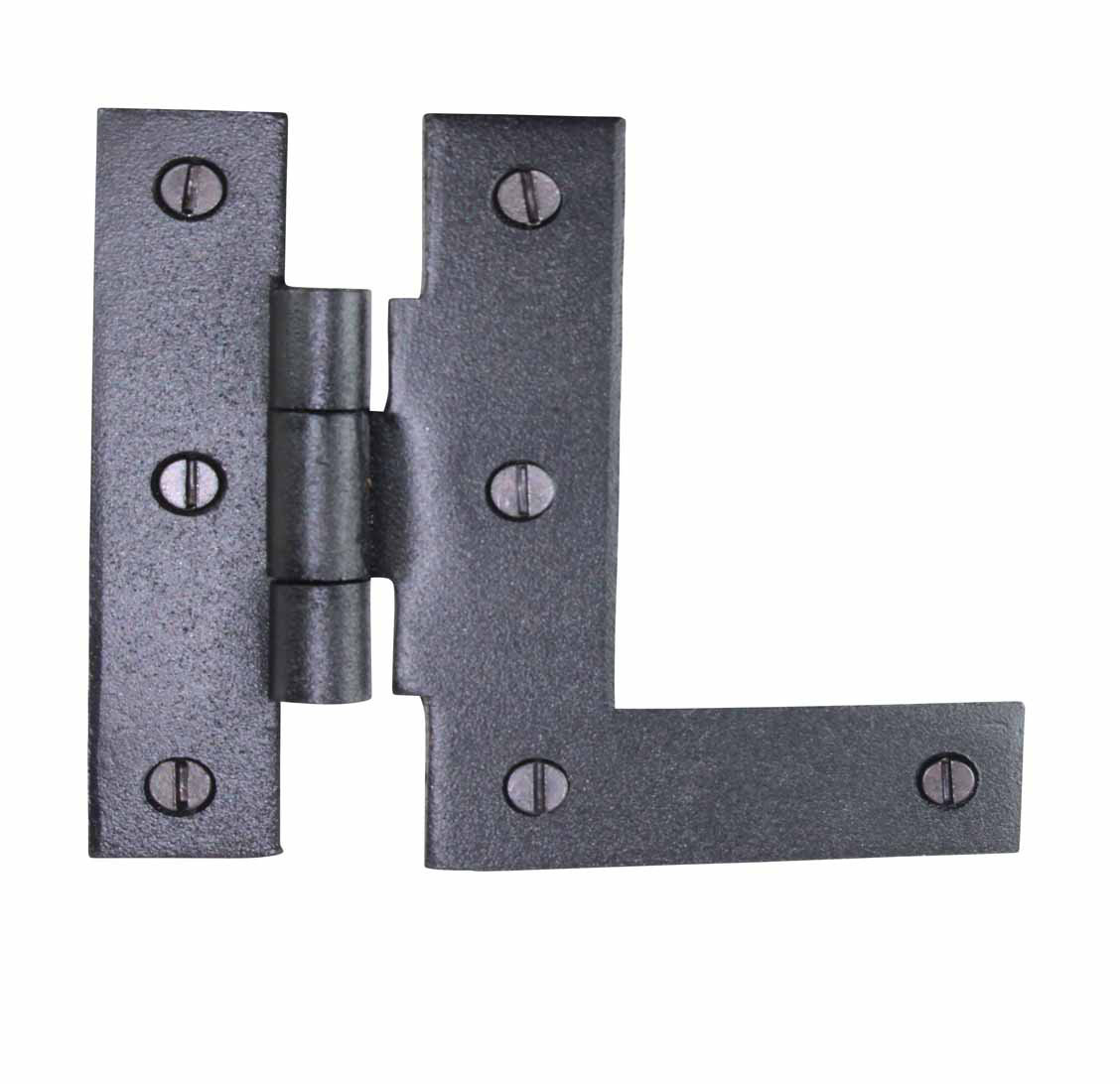 The Renovators Supply Inc. HL Wrought Iron Surface Mount Hinge