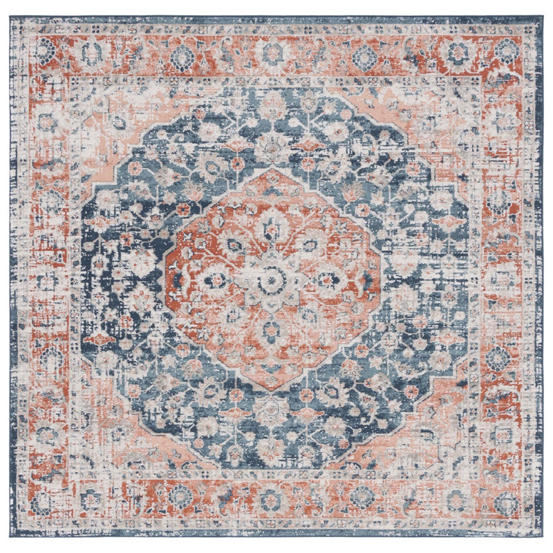 Lovelle 800 Performance Oriental Rug, Square 6'7"