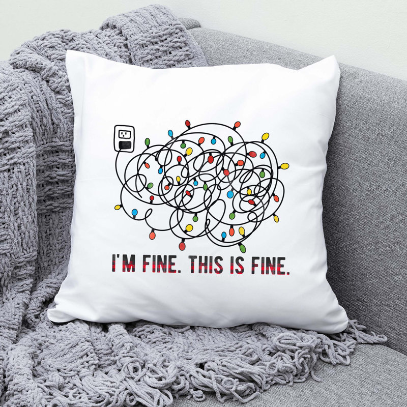 christmas4_2 Polyester Throw Pillow, 20" x 20"