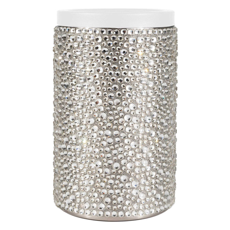 Isolation de boîte en acier inoxydable Strass, Argent argent