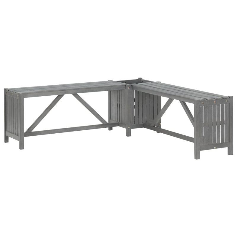 Mercoledi Solid Wood Acacia Outdoor Bench