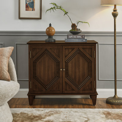 2-Door Accent Storage Cabinet with Adjustable Shelves