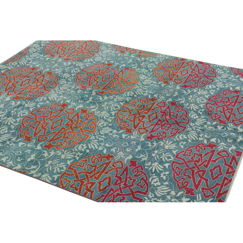 One-of-a-Kind 5'6”x6'9” Hand Knotted Area Rug