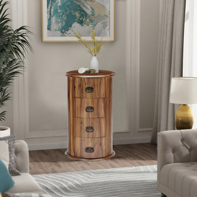 Gauthier Solid Wood 45cm W 4 - Drawer Chest of Drawers