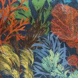 Tropical Collection Bora Bora Coral Inspired 27.8' L x 27.5" W Wallpaper Roll