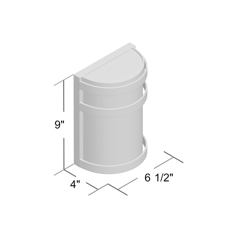 Balynda Wall Light, Stainless Steel