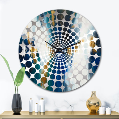 Gricel - Horloge murale peinture abstraite