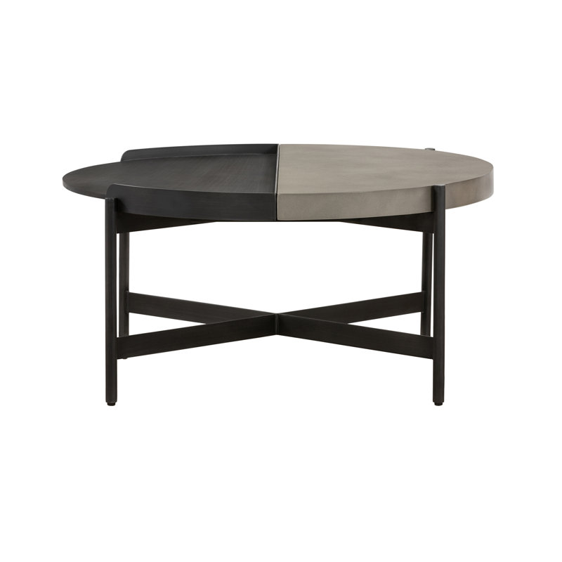 Table basse Anabranch, H 16 po x L 32 po x l 32 po, Noir