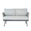 Causeuse et table en acier, gris-1917673463-1917673462