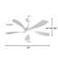52 Inch Modern Led Ceiling Fan With 3 Color Dimmable 5 ABS Blades Remote Control Reversible DC Motor White For Bedroom-1490382822