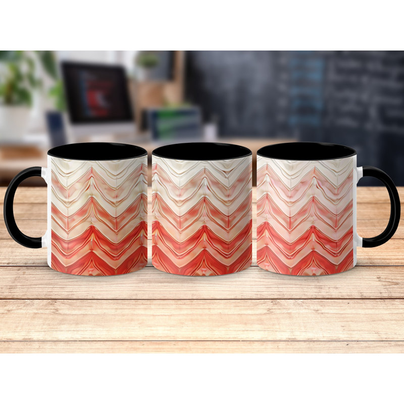 Chevron 11oz Accent Coffee Mug