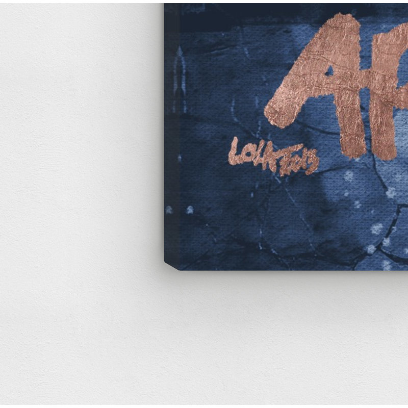 Not Lost Copper by Oliver Gal - Wrapped Canvas Print, 50.8cm H x 50.8cm W x 3.8cm D