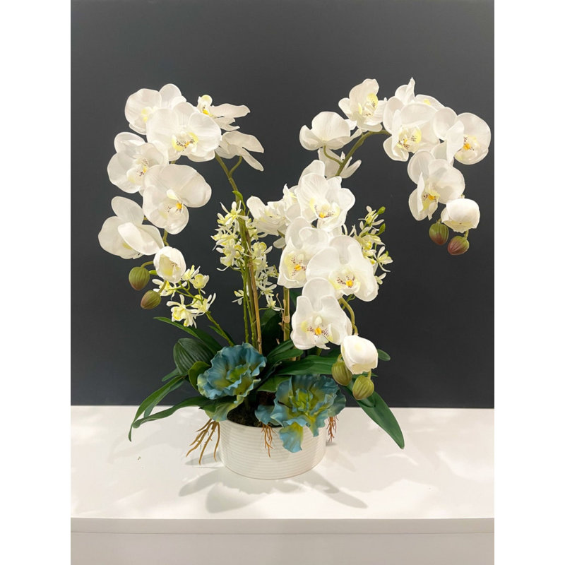 Malden Orchid Faux Floral in Vase