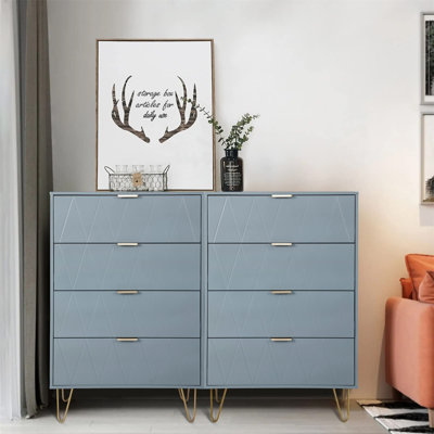 Commode 4 tiroirs 23,6 po Darna