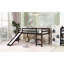 Lit mezzanine avec glissade, conception multifonctionnelle, lit simple-7706556