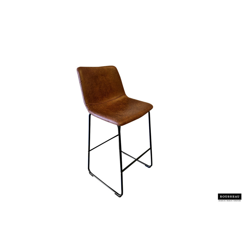 Mancia 72cm Stool, Cognac