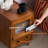 Retro Solid Wood Bacall with Two Drawers