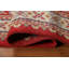 Tapis unique en laine noué à la main 6 pi 11 po x 9 pi 8 po nouvel âge en rouge / beige / bleu