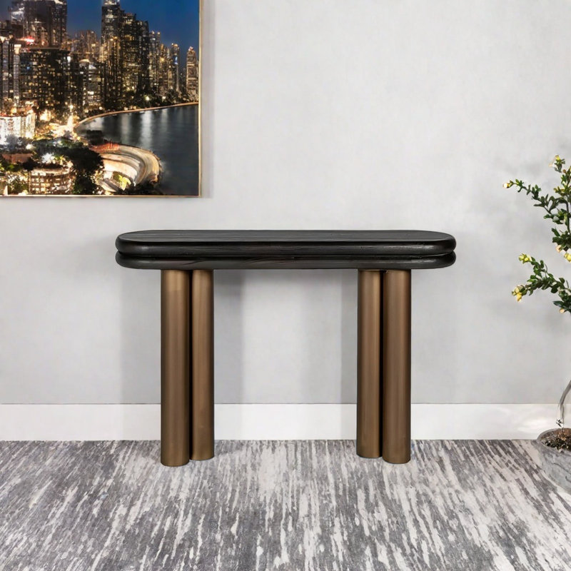 Console Retro Luxury, H 33,46 po x l 39,37 po x P 14,96 po