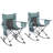Folding Rocking Camping Chairs for Adults, Portable Outdoor Rocking Chairs with Headrest, Cooler Bag, Cup Holder, Carry Bag for Picnic Outside and Outdoor Travel, 2 Pack-1559581627