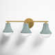 Celica 3 Light Frosted Vanity Light