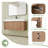 Breyonna 48 " W Wall Mounted 1 Single Vanity Bathroom Vanity With Resin Top