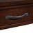 Small Space 33.8'' Corner Table With Solid Wood Legs - , Corridor Fit Saving Colorway