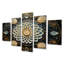 «Cosmic Flower Of Life - Boho Mandala», ensemble de 5 décorations murales-1380190874