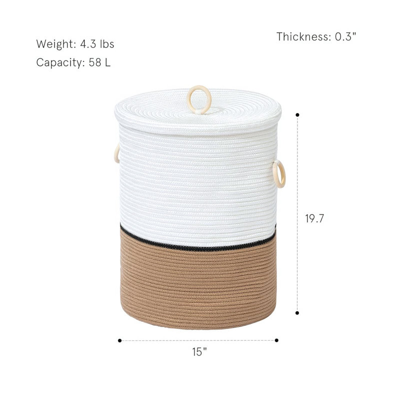 Laundry Hamper with Handles