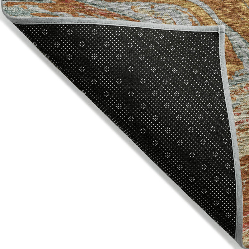 Tapis d'intérieur / extérieur Malika Paprika , 5' x 7'6"