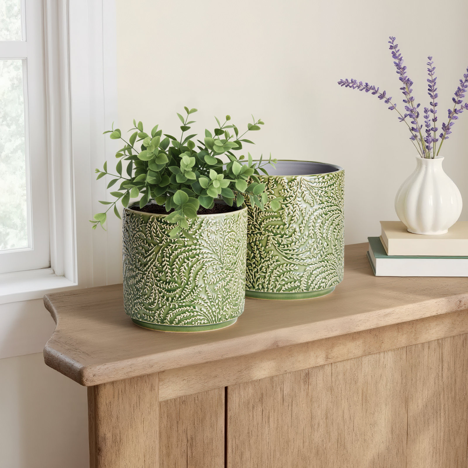 Holiday 7" Handmade Ceramic Pot Planter