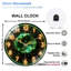 Horloge murale en verre Emerald