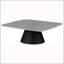Ensemble de tables basses gigognes 2 pièces d'aspect béton, parfait pour ajouter de la profondeur urbaine moderne à votre salon