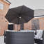 Adesubomi 300cm Lighted Cantilever Parasol-1476691112