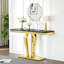 Ensemble de table de salon 3 pièces en faux marbre-110985206-110985208