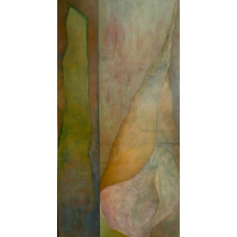 Large Abstract Painting by Paul Shakespear