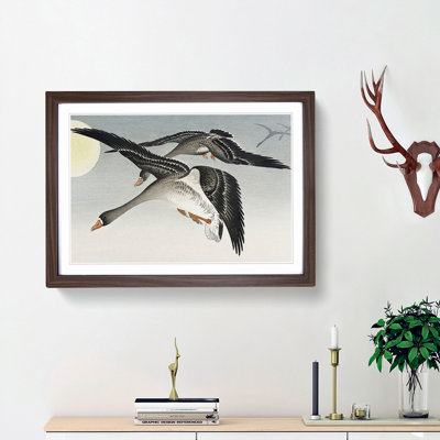 Geese in Flight by Ohara Koson - Picture Frame Painting Print