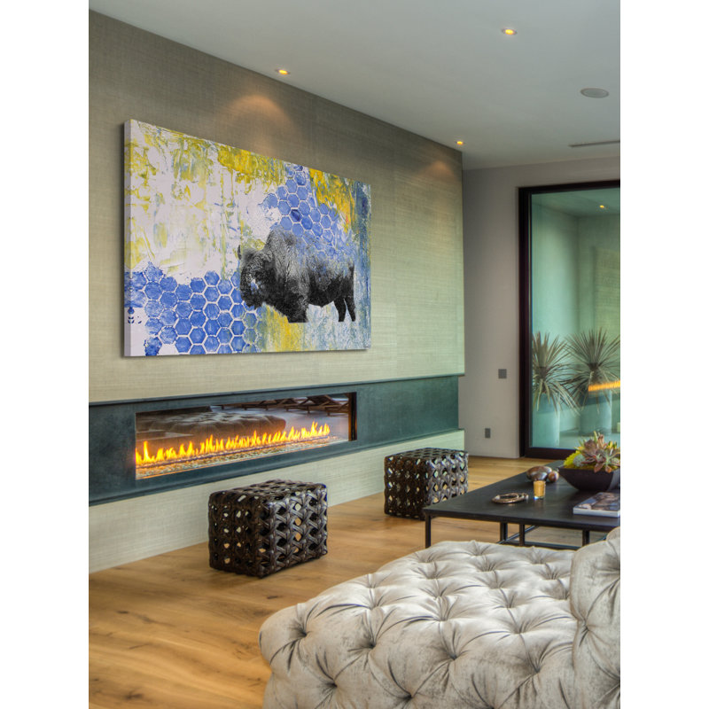1 Piece Wrapped Canvas Painting, 61cm H x 91cm W