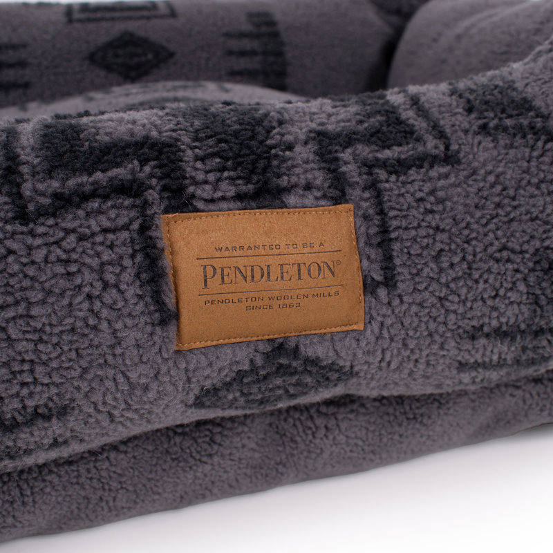 Lit pour chien Pendleton Kuddler, Gris tonifiant Harding, X-Large (42"w x 30"d x 10.5"h)