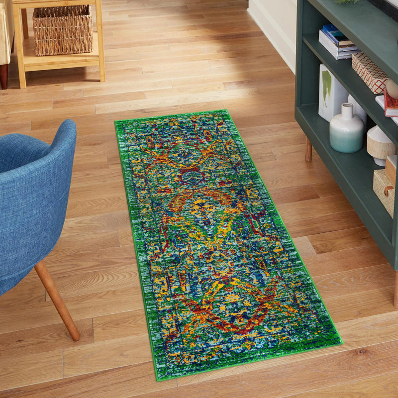 Erkam Oriental Indoor Rug, Runner 2'7" x 12'